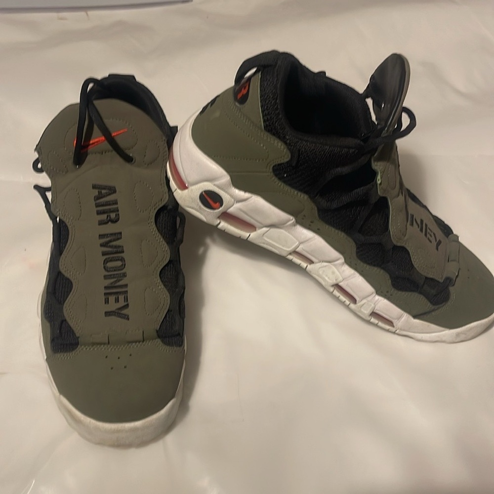 Nike Air Money Olive Black Athletic Shoes